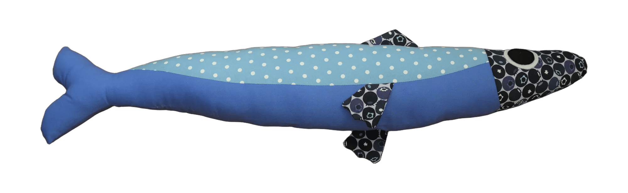 Handmade plush sardine by Big Sardine