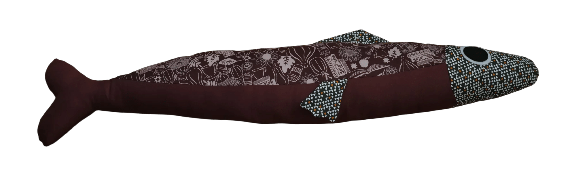Handmade plush sardine by Big Sardine