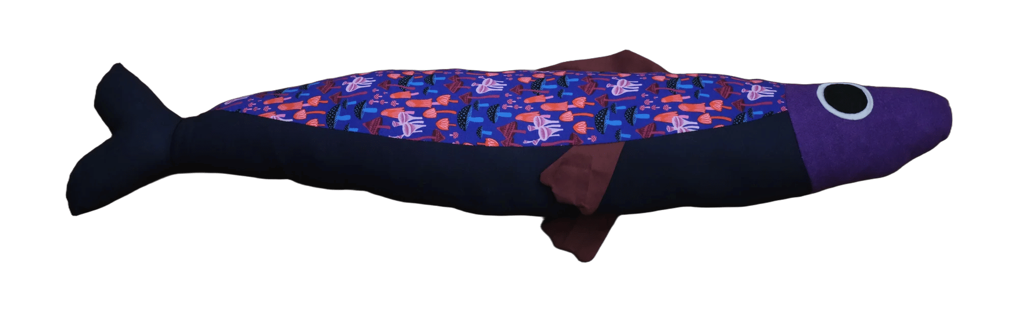 Handmade plush sardine by Big Sardine