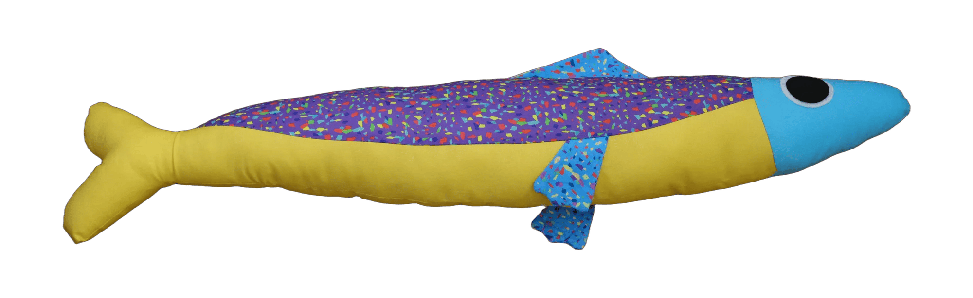 Handmade plush sardine by Big Sardine