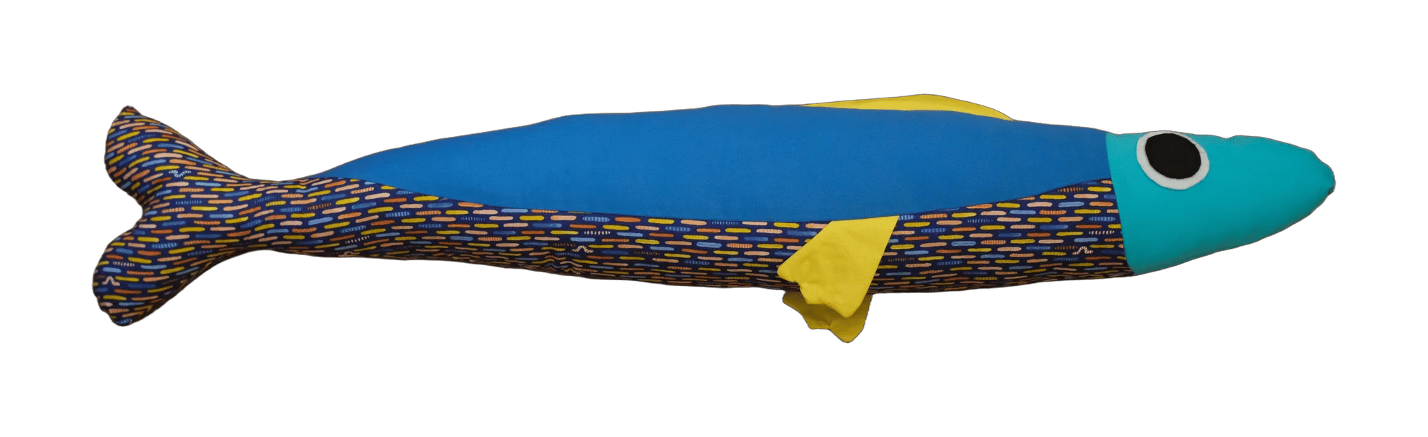 Handmade plush sardine by Big Sardine