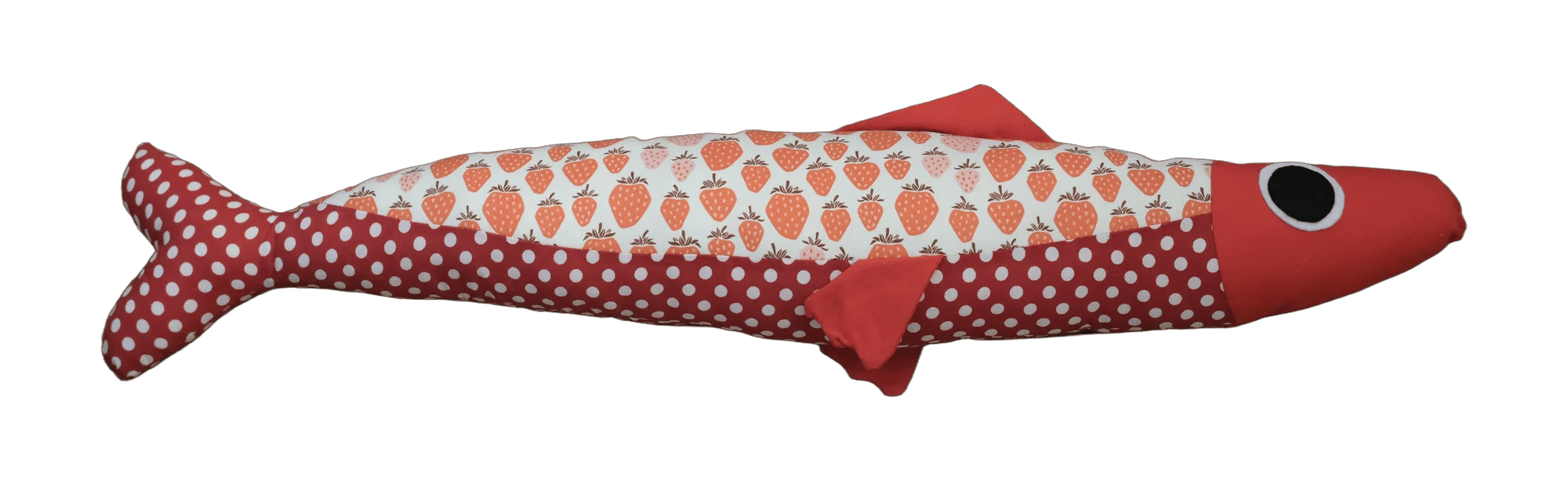 Handmade plush sardine by Big Sardine