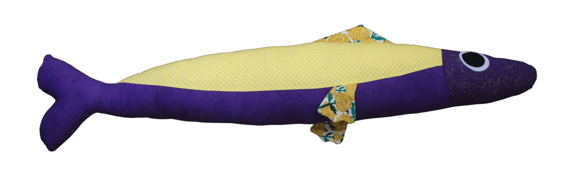 Handmade plush sardine by Big Sardine