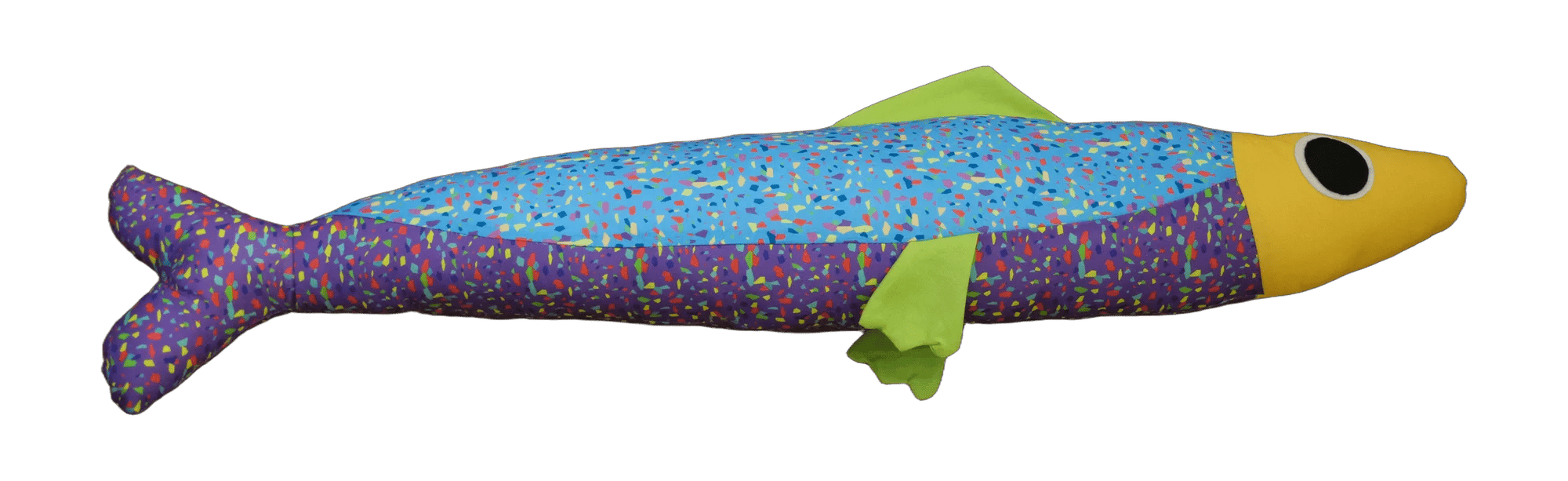 Handmade plush sardine by Big Sardine