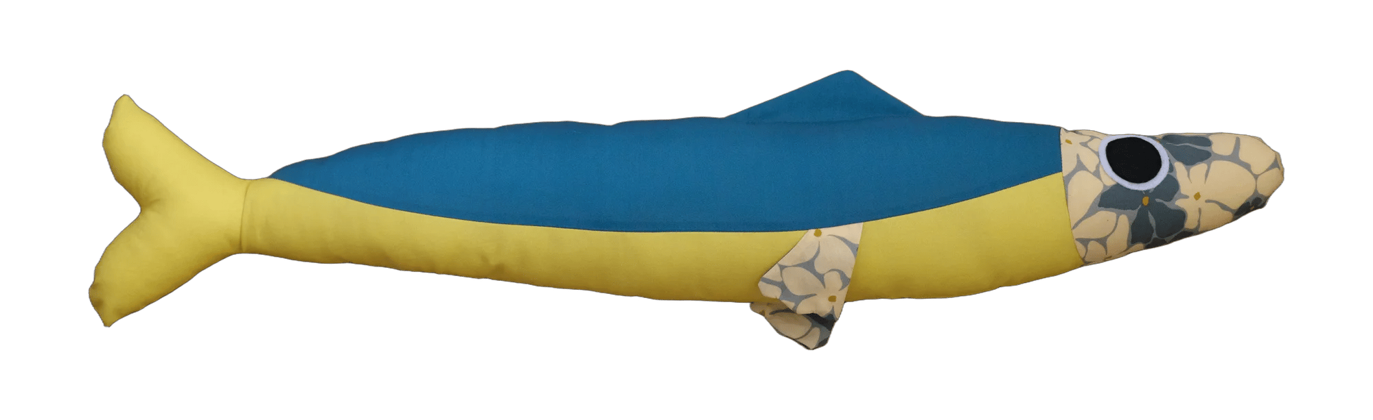Handmade plush sardine by Big Sardine