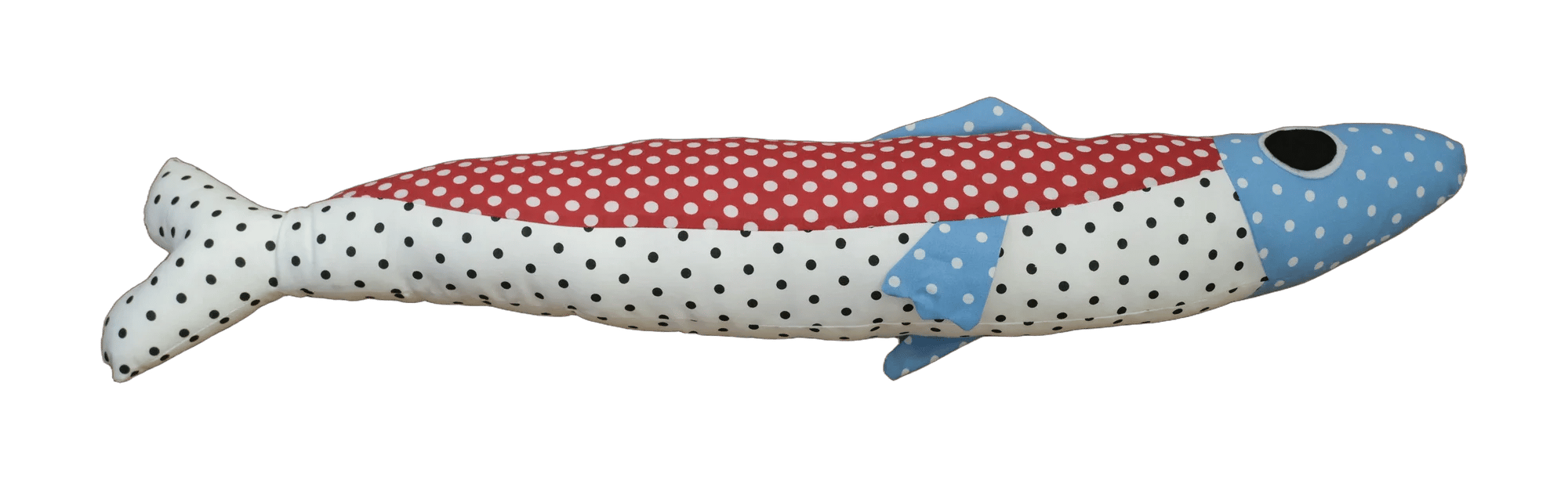 Handmade plush sardine by Big Sardine