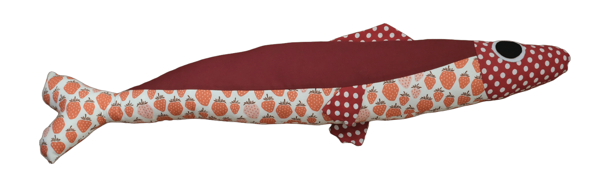 Handmade plush sardine by Big Sardine