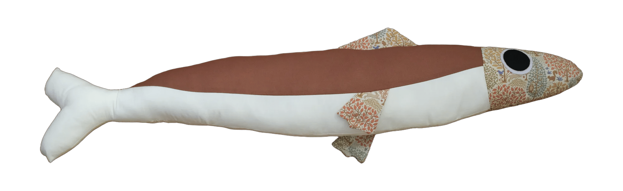 Handmade plush sardine by Big Sardine