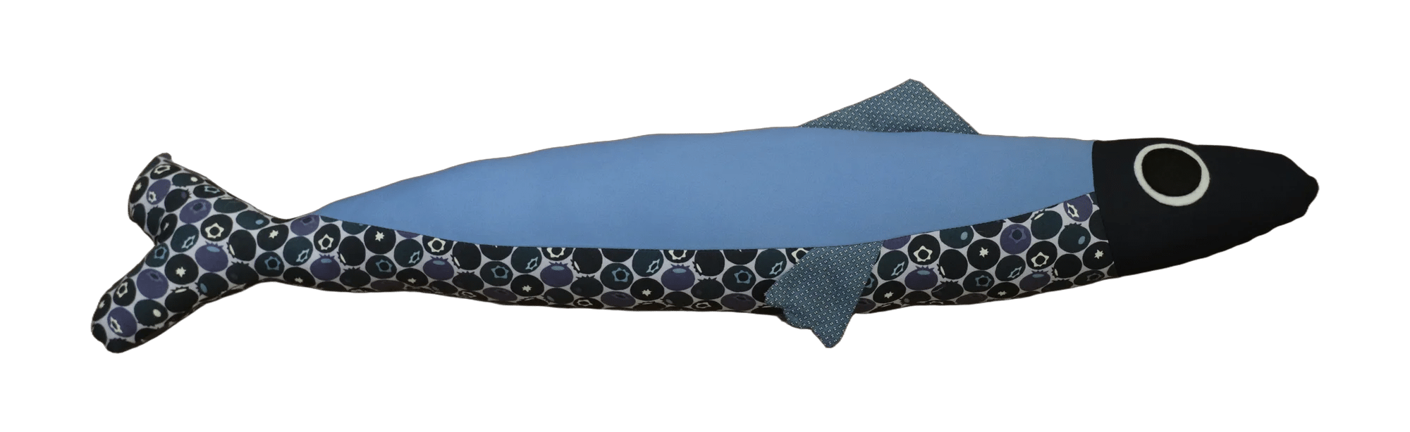 Handmade plush sardine by Big Sardine