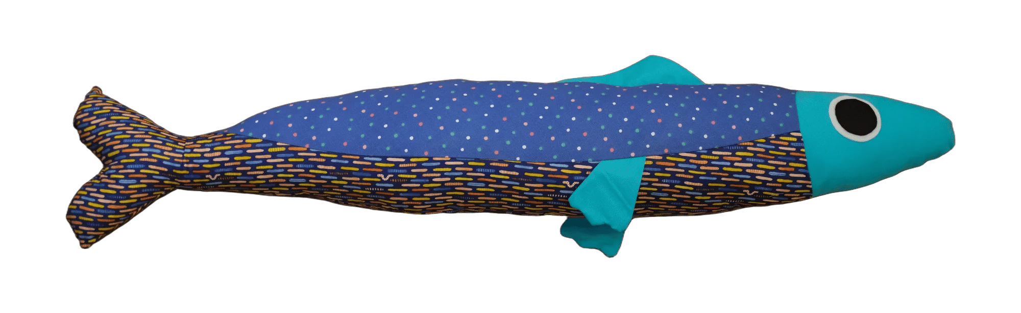 Handmade plush sardine by Big Sardine