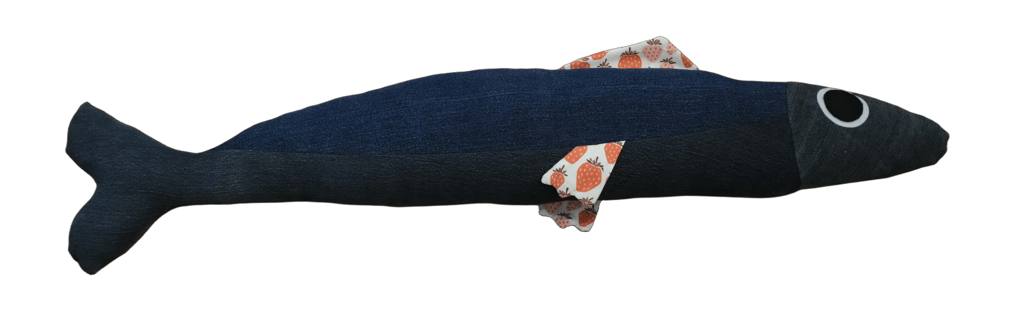 Handmade plush sardine by Big Sardine