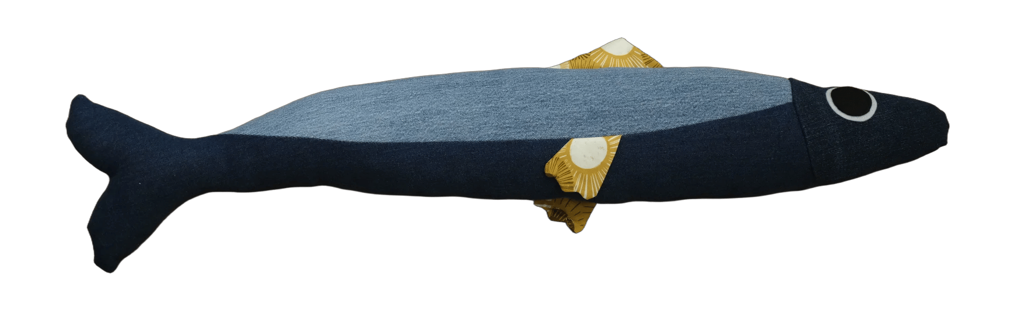 Handmade plush sardine by Big Sardine