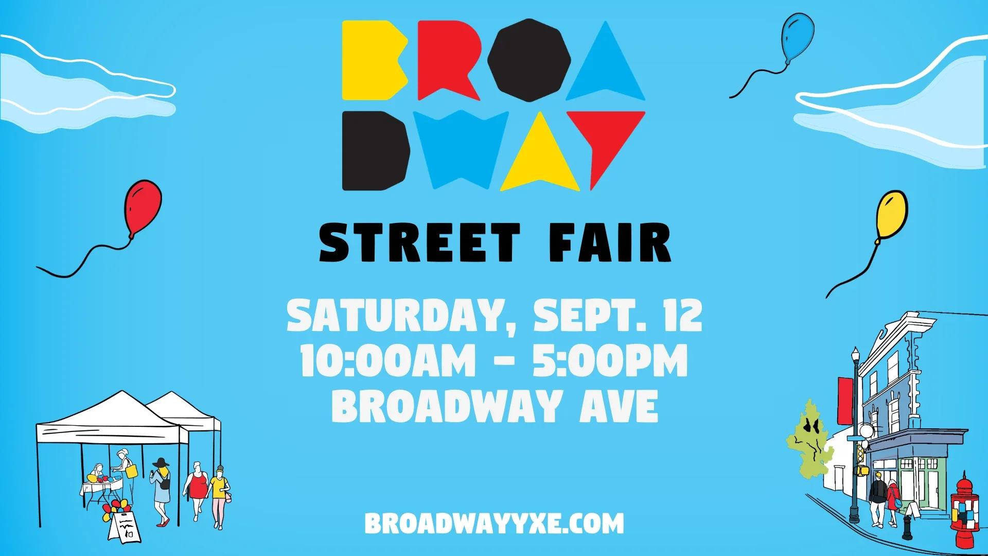 Broadway Street Fair poster