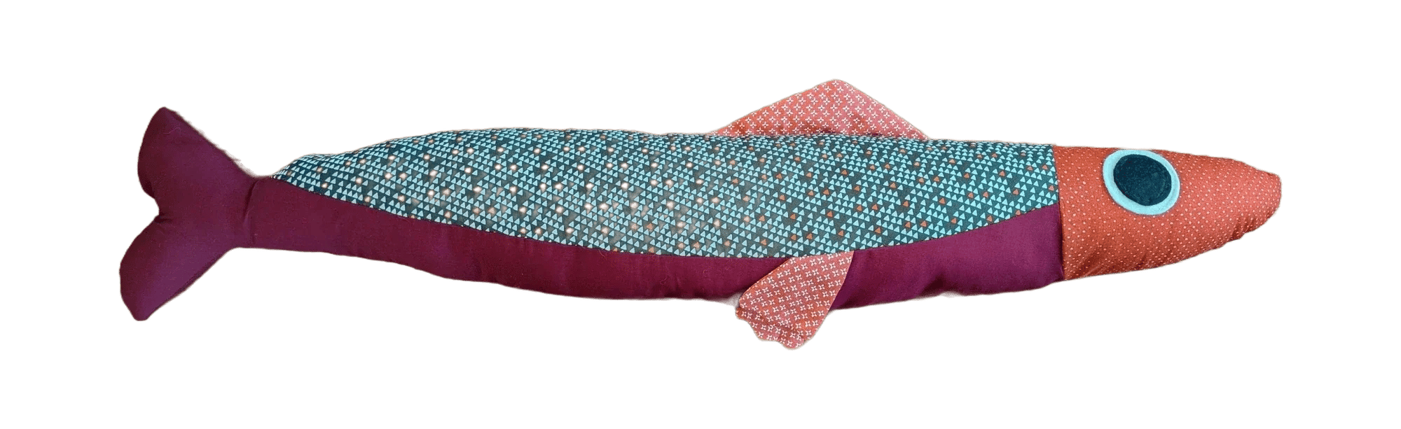 Big Sardine handmade plush